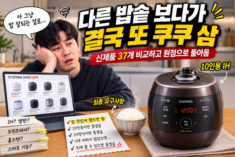 쿠쿠 IH전기압력밥솥 10인용 CRP-HWF1060FB