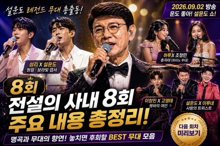 전설의사내 재방송 시청 가이드: 편성표, 다시 보기, 시청 팁 총정리!