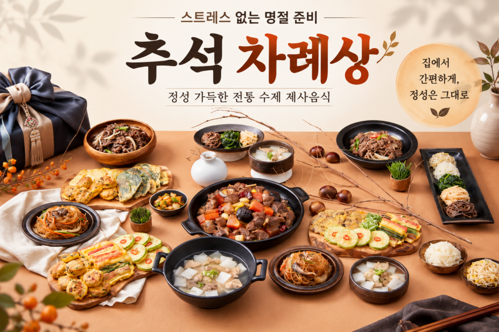 추석음식주문 – 집반찬연구소 표준 차례상 제품 이미지